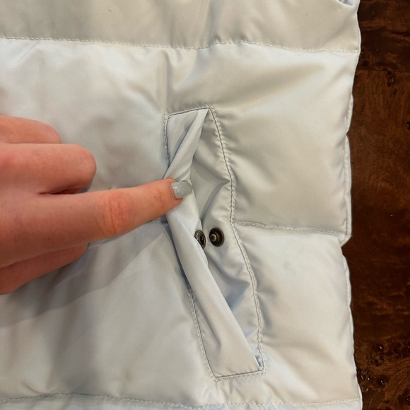 🐊 Vintage Lacoste Puffer Vest - Ice Blue - Picture 2 of 7